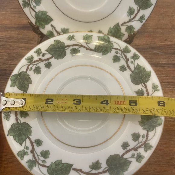 Vintage 1940’s Royal Jackson Emarld Ivy Saucer (11 available) - Picture 5 of 7